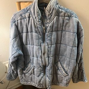 Free People Quilted Dolman Jacket